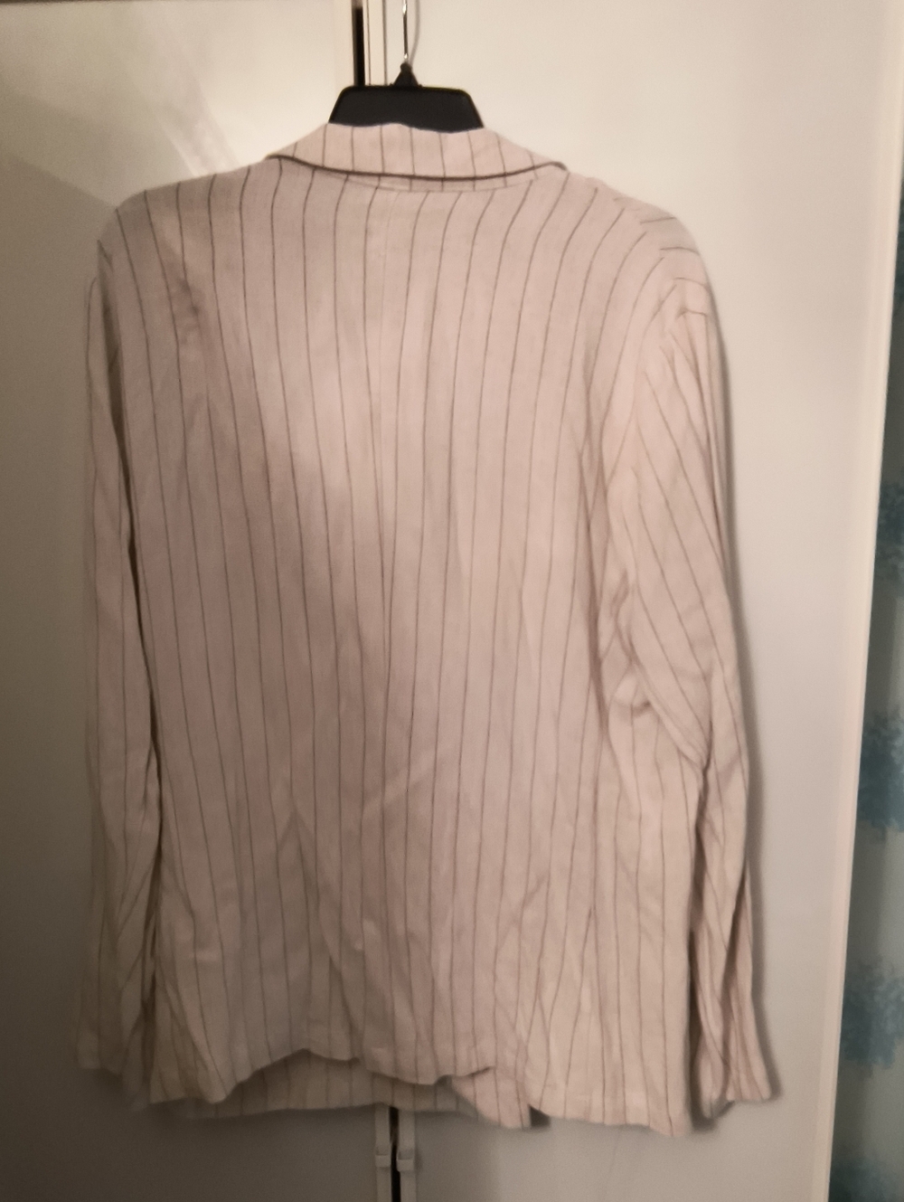 Fashion Nova Linen Blend Beige Jacket Short Summer Suit Sz XL - Picture 8 of 13